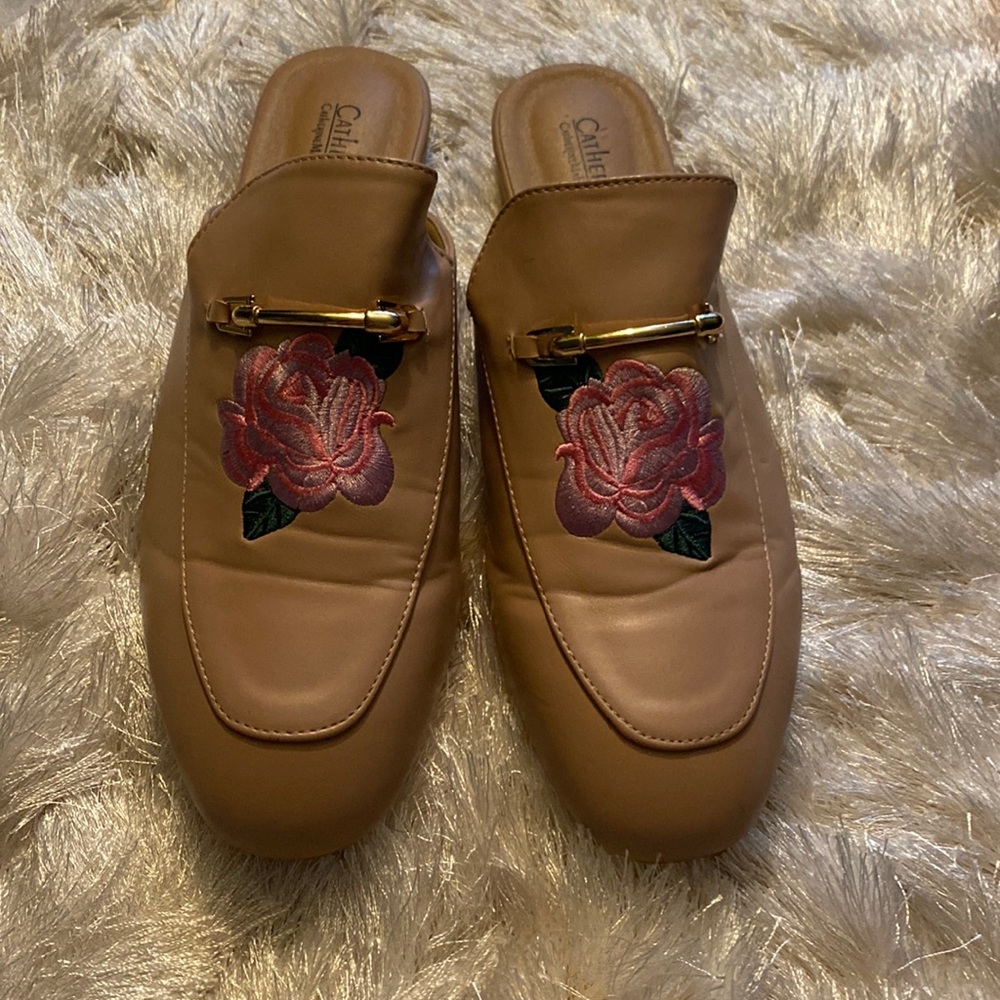 Catherine Malandrino Leather Slip On Shoes size 10